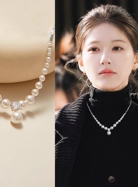 轻奢小众珍珠款项链女款