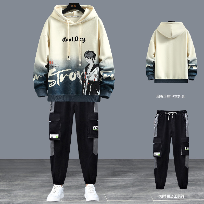 初高中学生卫衣男2024新款