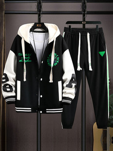 青少年棒球服春秋款外套13岁男孩14初高中学生运动套装15大童夹克