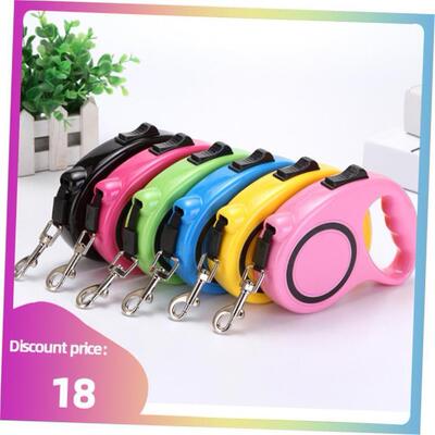 3/5M Retractable Dog Leash pet Puppy cat Traction Rope Belt