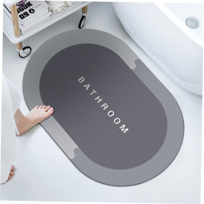 Absorbent felt bedroom entrance door mat bathroom rug carpet