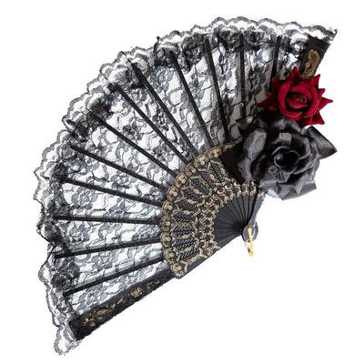 Lolita Gothic Fan Victorian Female Lace Hand Fan