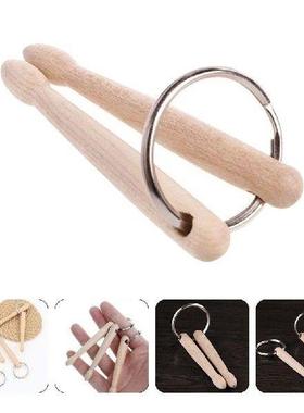 Drum Stick Drumstick Keychain Child Rings 3d Sticks Charm