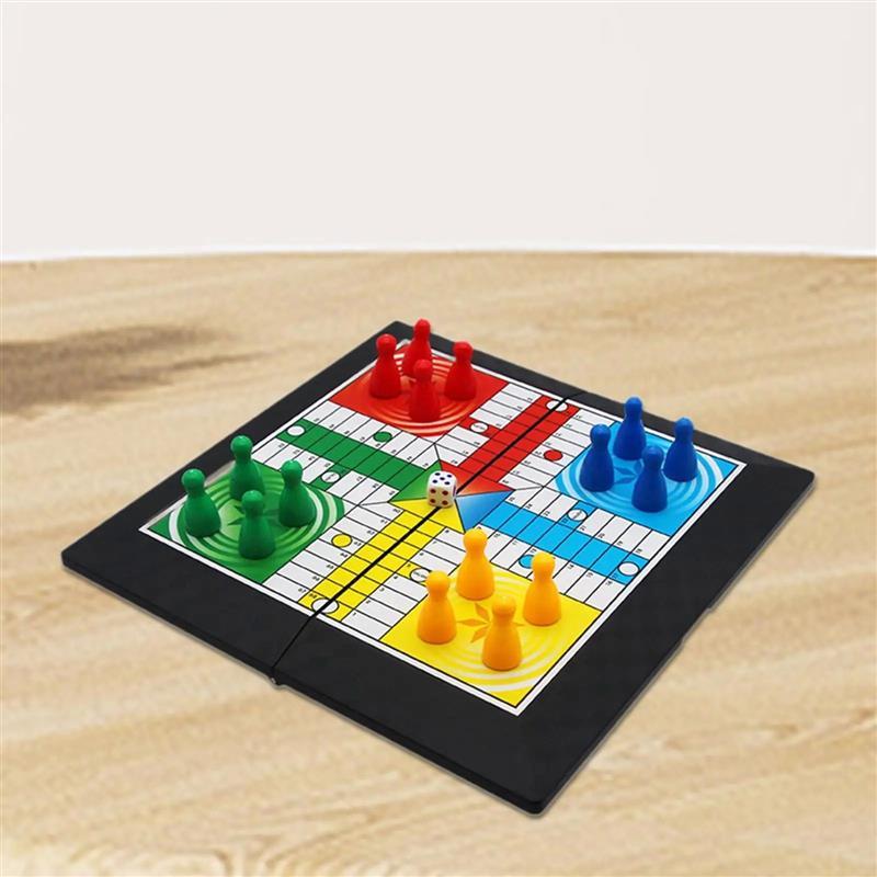 Ludo Game Set Strategy Game Parent Child Interaction with Fo