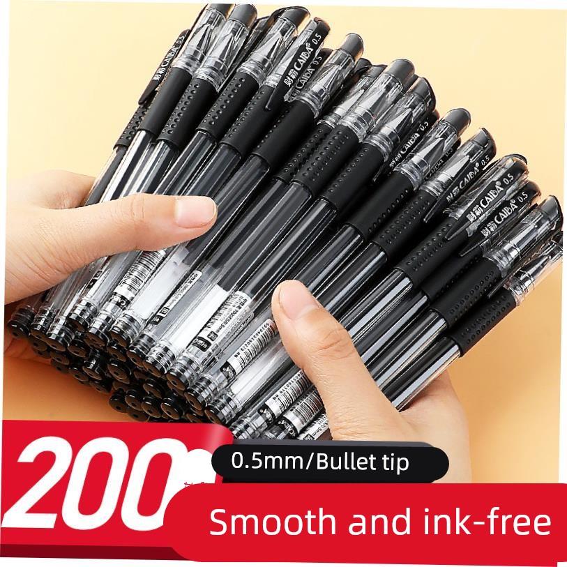 Writing pen 100 neutral pens 0.5mm black water-based pen