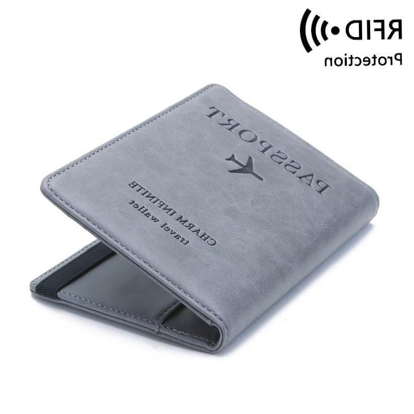 RFID passport holder card case wallet 护照证件夹钱包机票卡夹