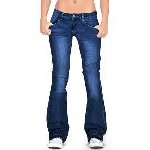 Flare Jeans Low Waist Loose Comfortable Jeans For Women Pant