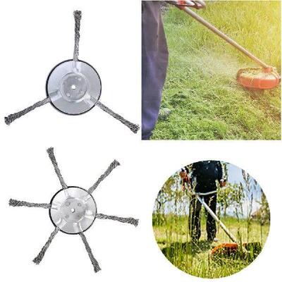 Steel Wire Grass Trimmer Head Wear-resistant Weeding Disc