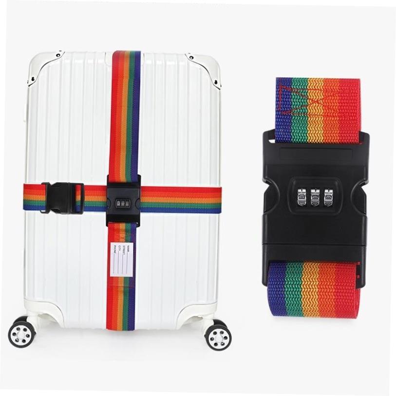 Luggage Strap Cross Belt Packing Travel Suitcase Password Lo