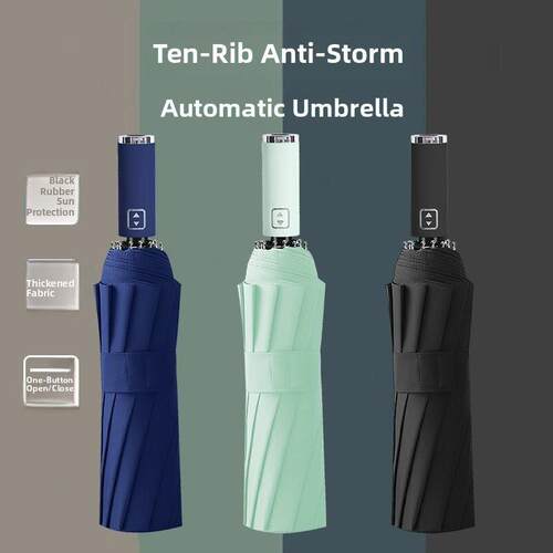 Strong Wind Resistant 12K Automatic Umbrella Rain Women Wi