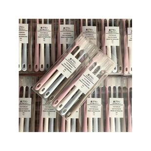 Macaron toothbrushes 4 toothbrushes with bamboo charcoal牙刷