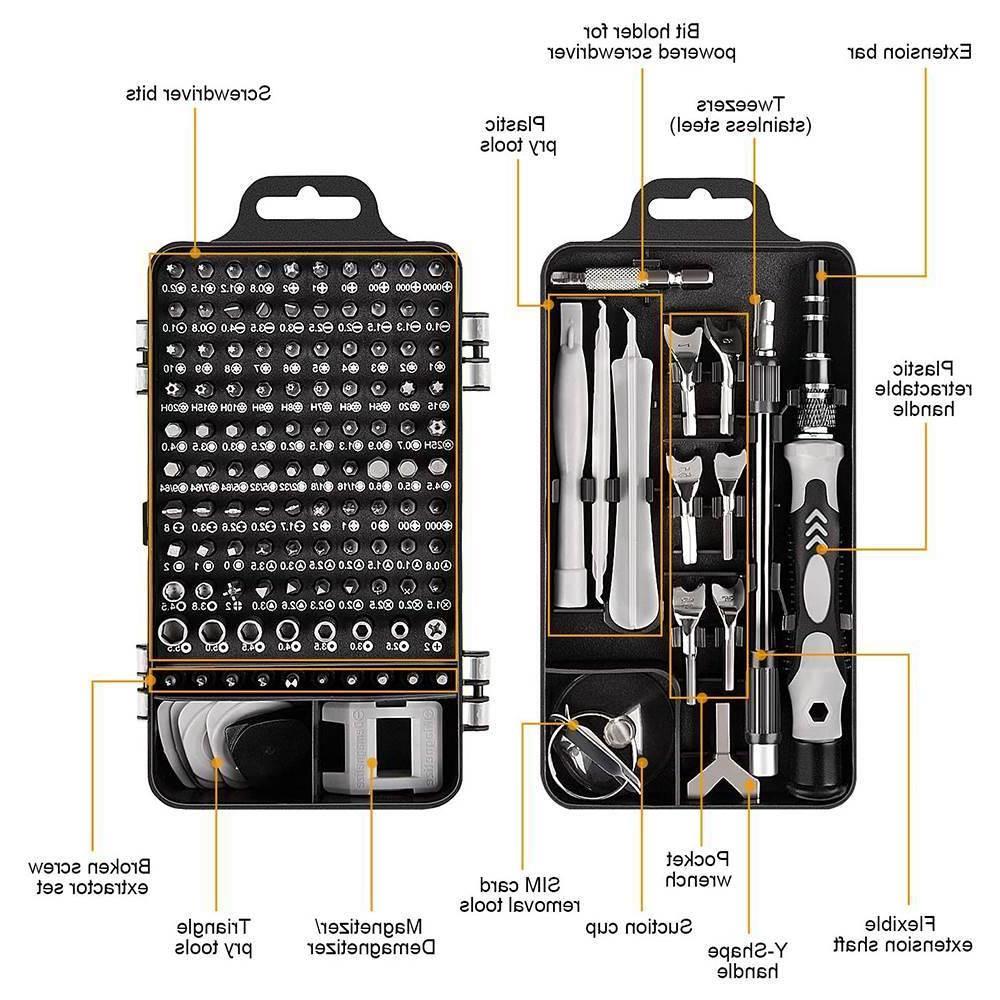 122 in 1 Screwdriver Set Precision Magnetic Screw Driver Bit