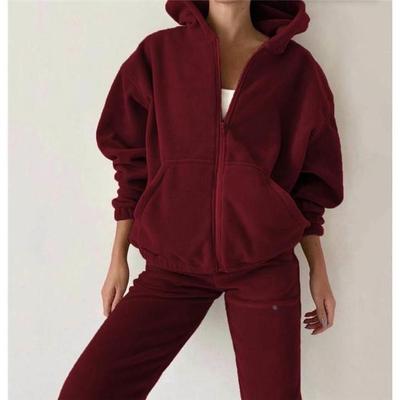 欧美运动服卫衣2件套装女 костюм 2 piece set sweatsuit