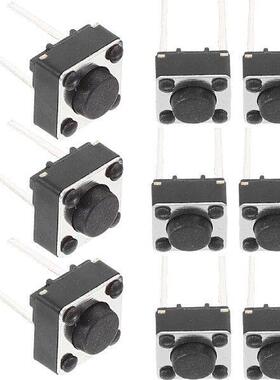 100 Pcs Black Keyboard Micro Switch 6*6*43/5/7mm Two-pin
