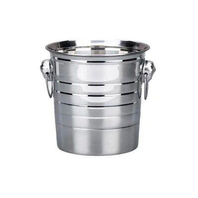 3L/5L/7L Stainless Steel Ice Bucket With Handles Thickened