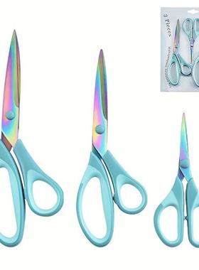 3-Piece Titanium Craft Scissors Set: Perfect For Sewing, Art