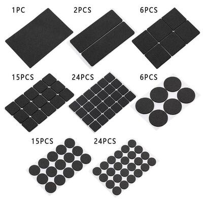 1-24PCS Self Adhesive Chair Table Leg Felt Pads Furniture Fo