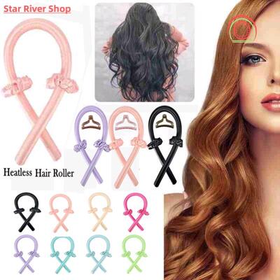 Heatless Hair Curlers Curling Iron Headband Lazy Curler Silk