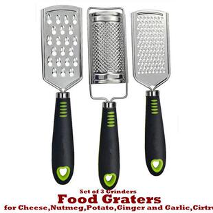 Food Graters for Cheese Nutmeg Potato Ginger and Garlic