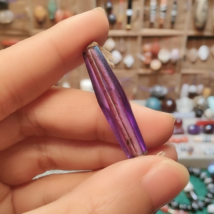 老紫水晶多棱管珠10x40m，满百包邮,饰品/流行首饰/时尚饰品新,其它首饰,淘宝优惠券,粉丝福利购,淘宝优惠卷