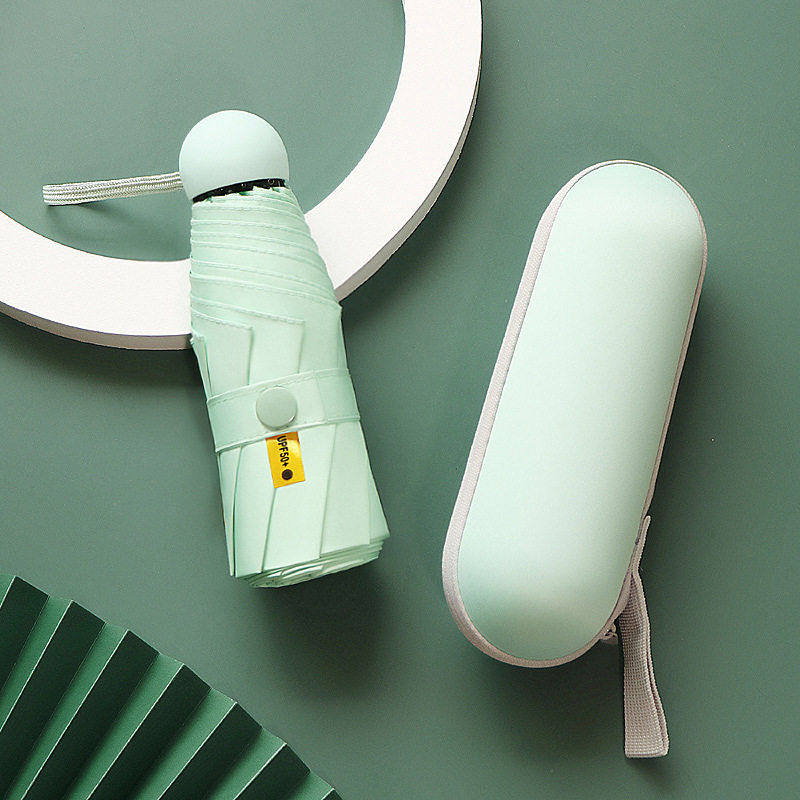 礼盒伞五折口袋太阳伞小巧迷你伞黑胶超轻防晒遮阳伞晴雨两用防水,居家日用,伞,淘宝优惠券,粉丝福利购,淘宝优惠卷