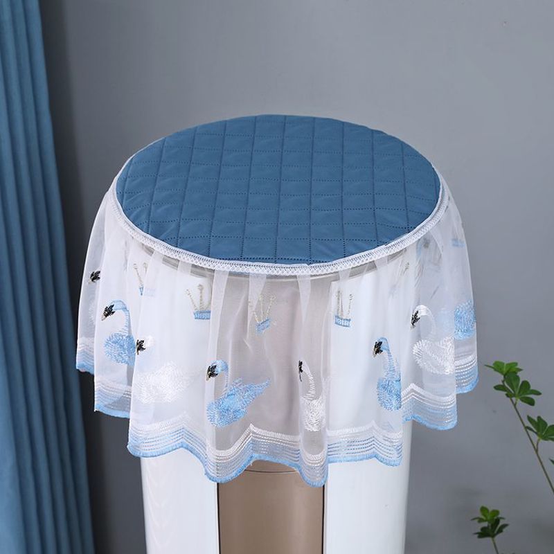 2025新款圆柱形空调防尘罩立式柜机装饰盖巾无开机盖简约保护套