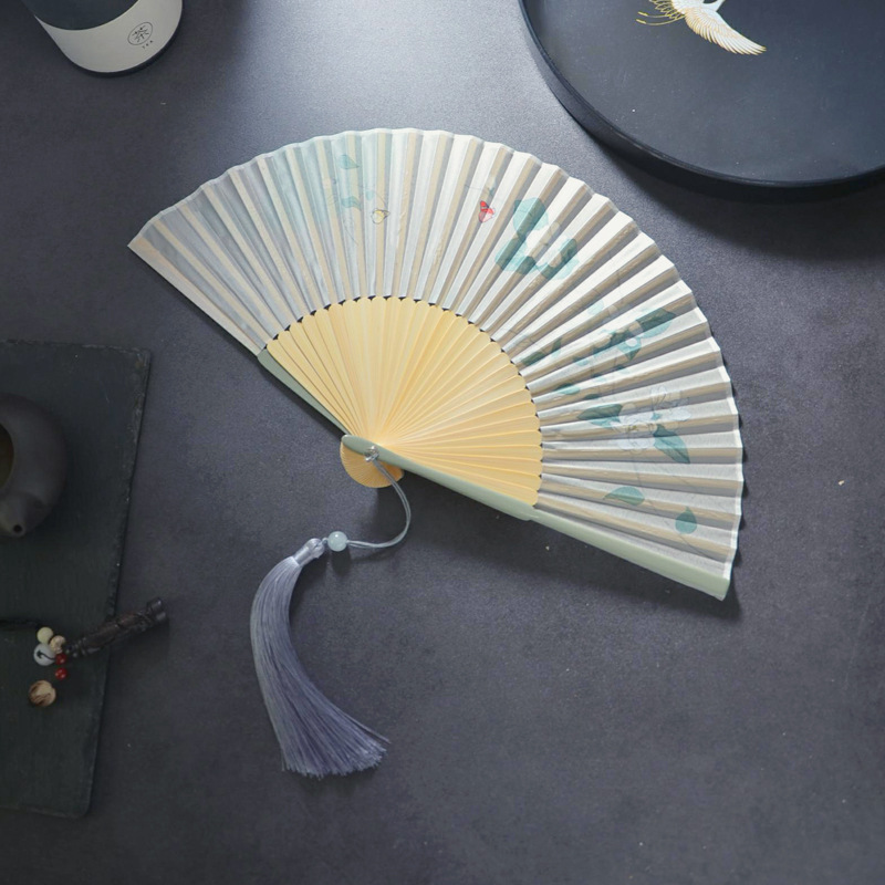 古风扇子折扇中夏季古代汉服旗