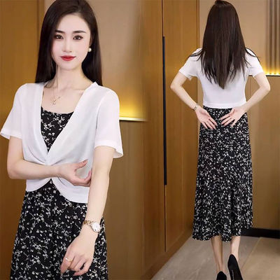 防晒冰丝短袖扭结披肩配裙子外搭夏季坎肩上衣薄款百搭短款罩衫女
