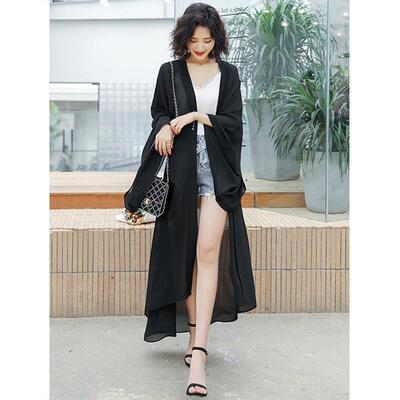 很仙防晒衣女长夏季大码胖mm披肩