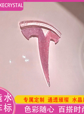 23适用特斯拉水晶车标smart雷克萨斯马自达沃尔沃crv小米su7定制