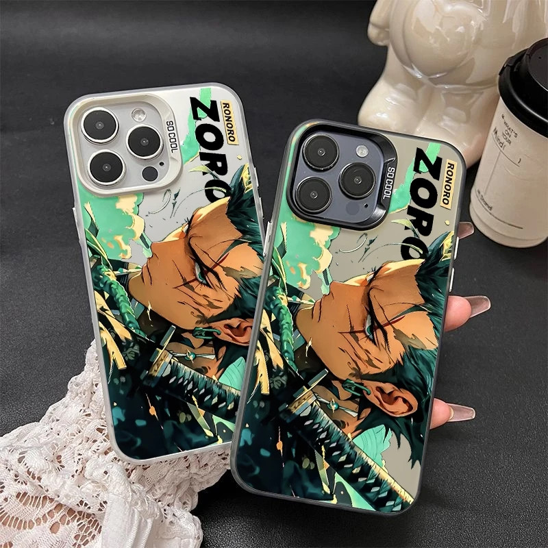 动漫帅气索隆适用vivoY600Pro手机壳Y500i彩银磨砂Y300Ty200y100i长续航版y93sy78+y76sy70sy53sy37Cy36my35+