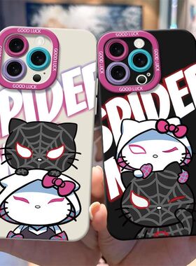 蜘蛛侠情侣适用OPPOReno151413手机壳磨砂K12K13Turbo软FindX9Pro/X8S+x7Ultra学生A1A3A5A6GTa58a93a96a97