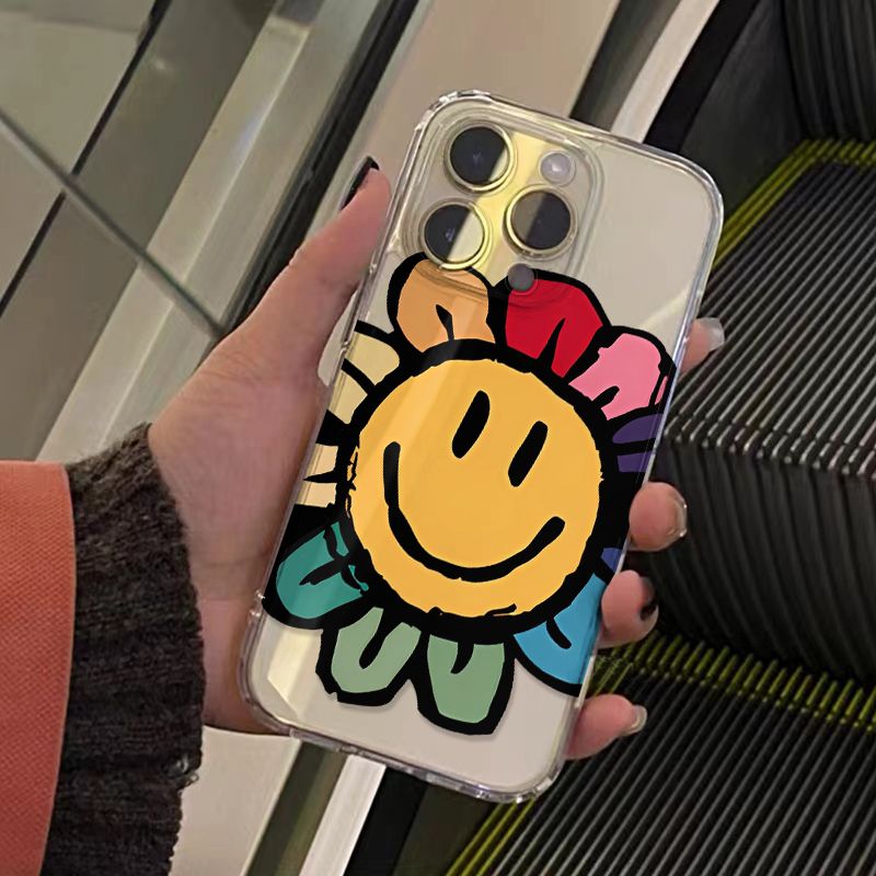 七色向日葵花朵适用荣耀Power畅玩60Plus手机壳50040030020010090透明Magic8软20lite学生x70ix40x50i+Play9T