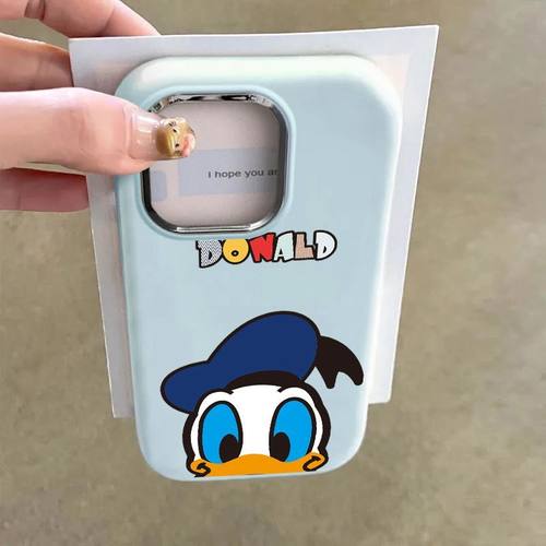 蓝帽唐老鸭适用小米17/15Ultra手机壳胖墩civi3红米Turbo4Pro软K90K80K70至尊版K60学生note15Pro+14131211