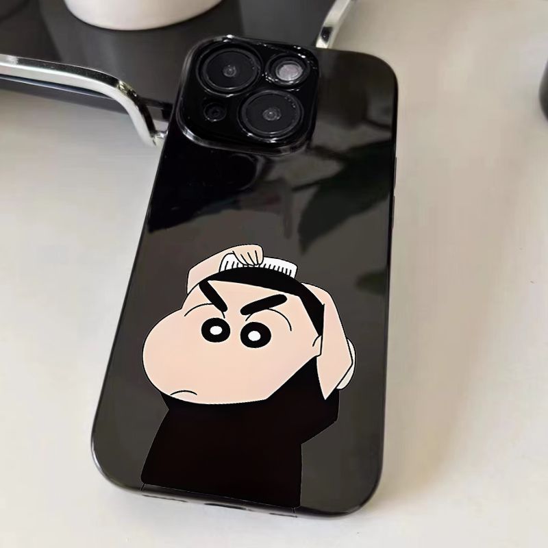 梳头靓仔小新适用vivoY500y300iy200y100y93y85ay78+y77y36my30标准版手机壳黑色X300X200X100S学生s19s18s17