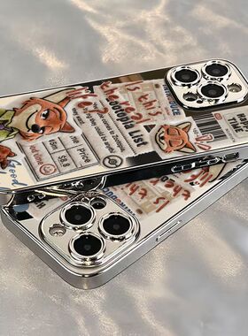 报纸尼克适用OPPOReno1514手机壳镜面K12SK13Turbo电镀FindX9Pro/X8S+A6学生A1A2A3A5活力版a58a91a93a96a97