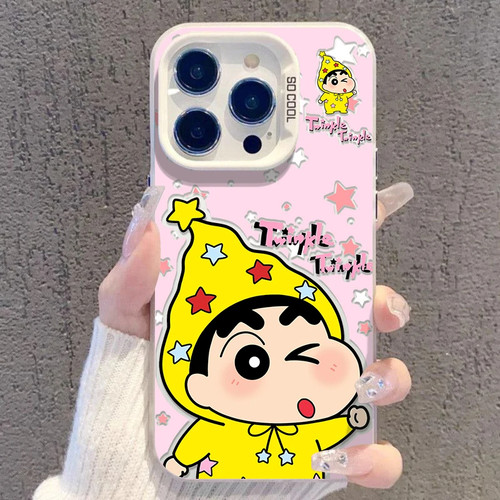 星星人小新适用GT8真我Neo7Turbo手机壳GTNeo5/Neo6SE彩银磨砂Realme1514Pro+V70sV60V50V25少女学生Q5狂欢版