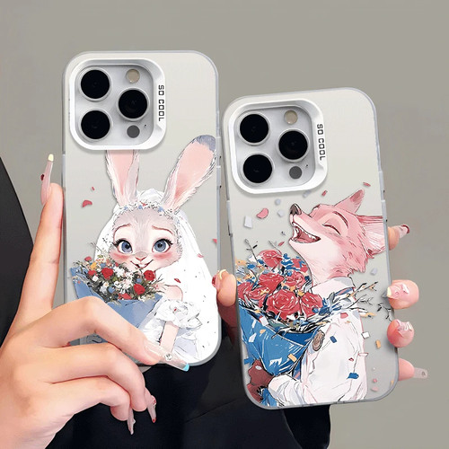 情侣朱迪尼克适用OPPOReno16手机壳K15Pro+K12sK13Turbo彩银磨砂FindX9X8S+A7ProMax学生A3A5活力版A58A96A97