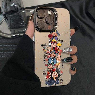 发财顺利升职适用小米17/1514Ultra手机壳civi3彩银磨砂Turbo4Pro红米K90K80至尊版K70k60学生note15Pro+1413