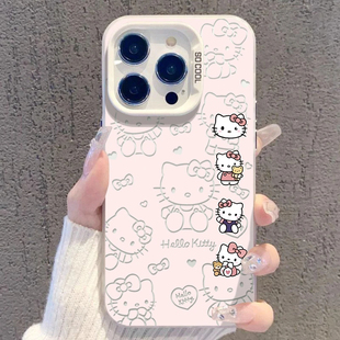 镂空可爱Kitty猫适用WINTurbo荣耀Power2畅玩70Plus手机壳600500400300200彩银Magic8学生x70ix60x50i+Play9T