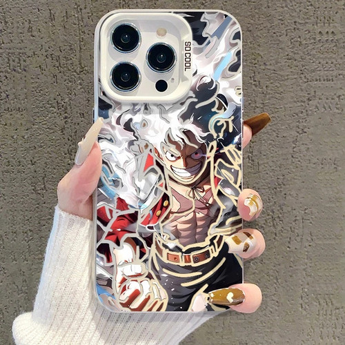 动漫五档路飞适用GT8真我Neo7Turbo手机壳GTNeo5/Neo6SE彩银磨砂Realme1514Pro+V70sV60V50V25学生Q5狂欢版