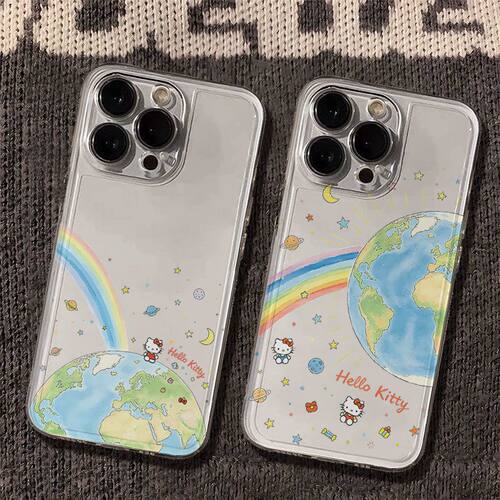 环游星球KT猫适用iQOOZ11Z10Turbo+Z9Z8Z7Z6手机壳透明iQOONeo11109SPro+87竞速版65se爱酷iQOO15T131211学生