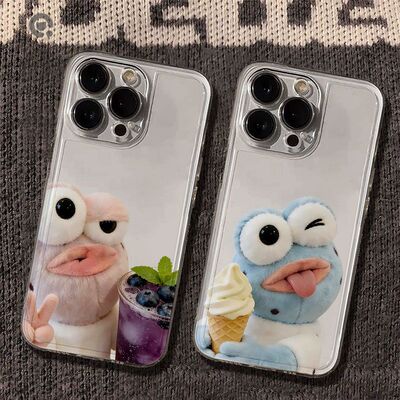 丑萌可爱小丑鱼适用真我GTNeo3/Neo2T手机壳GT8Pro透明Realme1513Pro+V11V13V25V30tV50sV60S学生Q3iQ5狂欢版