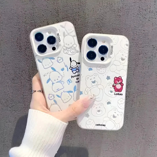 草莓熊帕恰狗适用华为智选HiNova9SE手机壳HiNOVA12SE/1110彩银磨砂Hi畅享80s少女生Hi畅享60S/Hi畅享70Plus