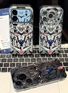 动漫卡通高达战士适用vivoY500Pro手机壳透明Y300Ty200iy100iy93sy85a学生y78+y77y76sy60my55sy53sy37y36y30