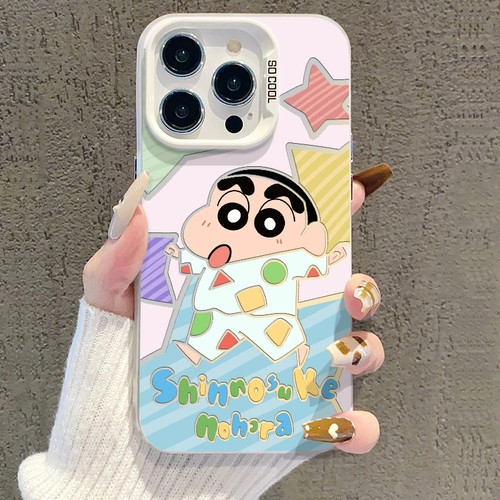 睡衣蜡笔小新适用OPPOReno16手机壳K15Pro+K12sK13Turbo彩银磨砂FindX9X8S+A6sPro学生A3xA5活力版A58A96A97