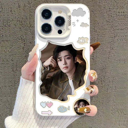 黄明昊周边适用iPhone17Air/16Promax手机壳彩银磨砂苹果111213mini/1415Plus学生XRXS高级感SE3代6s/78Plus