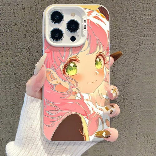 可爱阿尼亚适用OPPOReno1615手机壳K15Pro+K12sK13Turbo彩银磨砂FindX9X8S+A6sPro学生A3xA5活力版A58A96A97