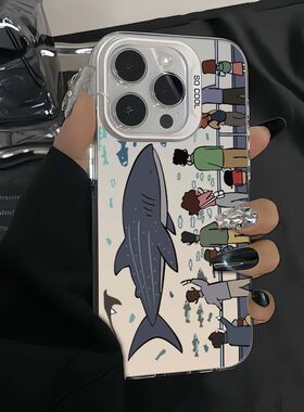 海洋馆小新一家适用OPPOReno151413手机壳K12K13Turbo彩银磨砂FindX9/X8S+A6Pro学生A1A2A3A5活力版A58A96A97