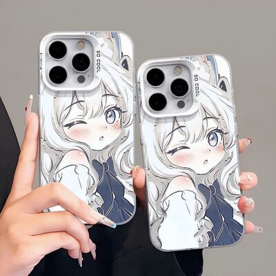 萌萌可爱银发猫适用荣耀Power畅玩60/70Plus手机壳4003002001009080彩银Magic8学生x70ix30x40x50i+Play789T